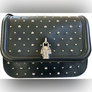 🔥Alexander McQueen Studded Skull Padlock Shoulder Bag🔥